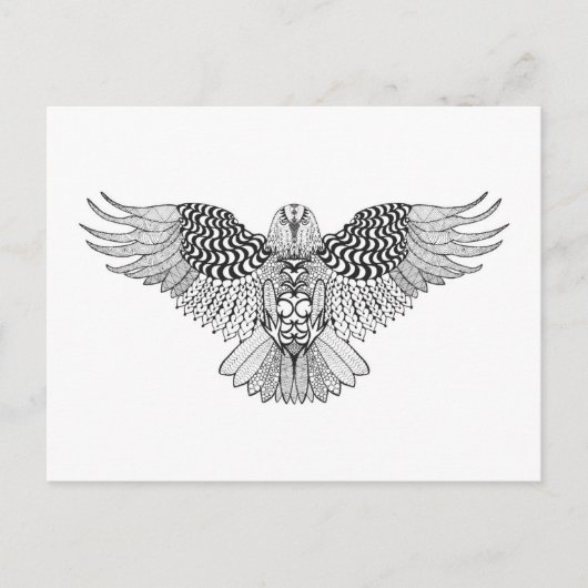Inspiriert Adler 2 Postkarte (Vorderseite)