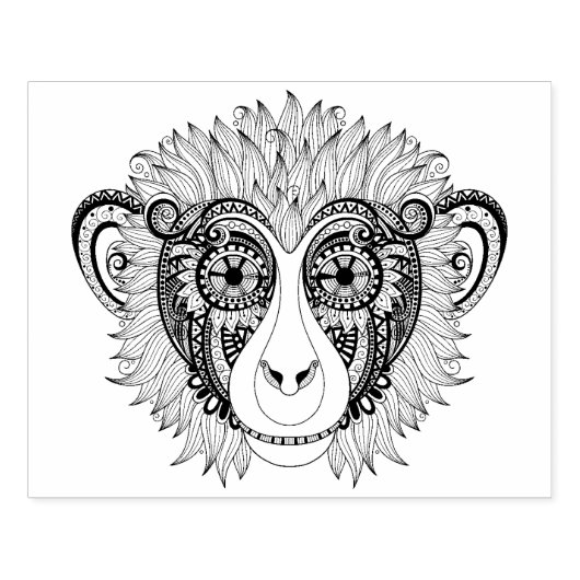 Inspiriert Affe Gummistempel (Prägung)