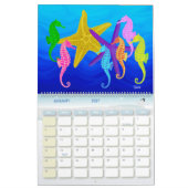 Inspiriert Artwork im Ozean - großer Kalender (Jan 2027)