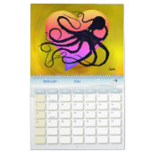 Inspiriert Artwork im Ozean - großer Kalender (Feb 2026)