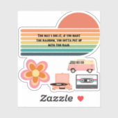 Inspiriert Aufkleber (Blatt)