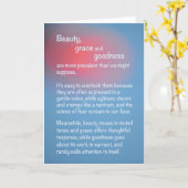 Inspiriert Blankokarte Karte (Gelbe Blume)