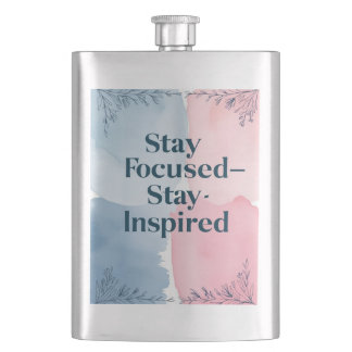 Inspiriert Bleibe bleibe Flachmann