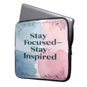 Inspiriert Bleibe bleibe Laptopschutzhülle (Vorderseite Links)