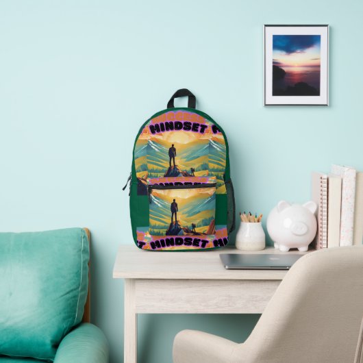 Inspiriert bleibe - Motivierend und aufwerbende De Bedruckter Rucksack (InSitu)