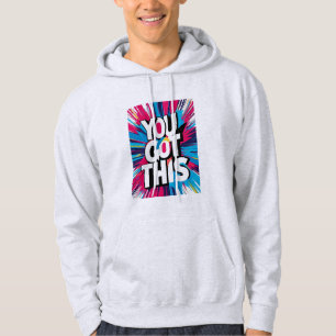 Inspiriert bleibe - Motivierend und aufwerbende De Hoodie