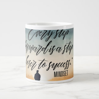 Inspiriert bleibe - Motivierend und aufwerbende De Jumbo-Tasse