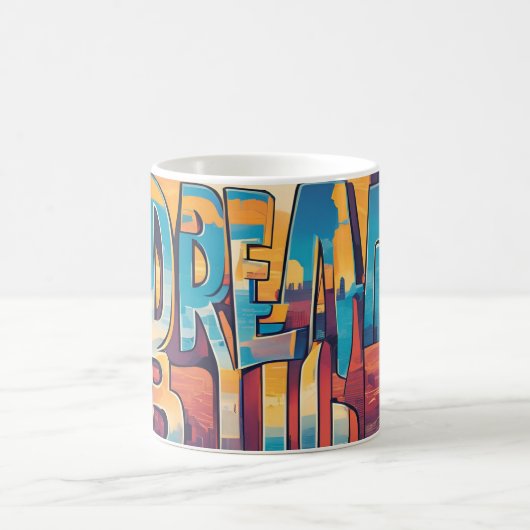 Inspiriert bleibe - Motivierend und aufwerbende De Kaffeetasse (Mittel)