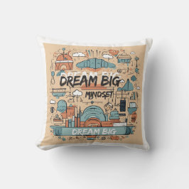 Inspiriert bleibe - Motivierend und aufwerbende De Kissen