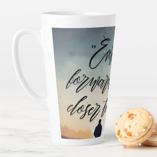 Inspiriert bleibe - Motivierend und aufwerbende De Milchtasse (Beispiel)