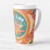 Inspiriert bleibe - Motivierend und aufwerbende De Milchtasse (Rechte Ecke)