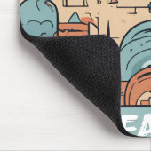 Inspiriert bleibe - Motivierend und aufwerbende De Mousepad (Ecke)