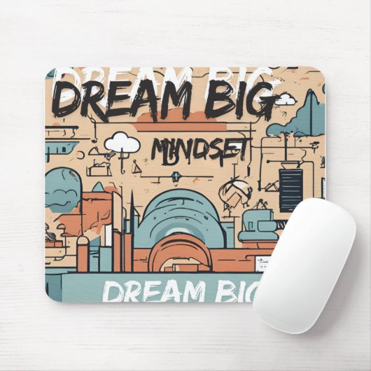 Inspiriert bleibe - Motivierend und aufwerbende De Mousepad (Mit Mouse)
