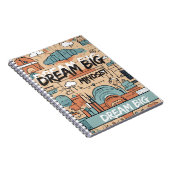 Inspiriert bleibe - Motivierend und aufwerbende De Notizblock (Rechte Seite)