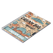 Inspiriert bleibe - Motivierend und aufwerbende De Notizblock (Linke Seite)