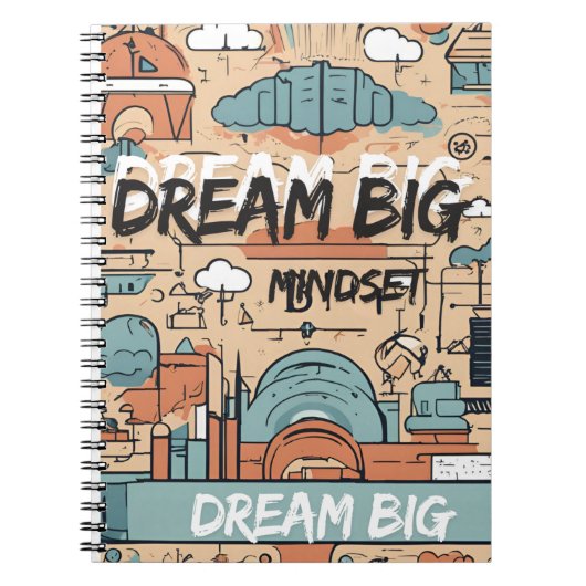 Inspiriert bleibe - Motivierend und aufwerbende De Notizblock (Vorderseite)