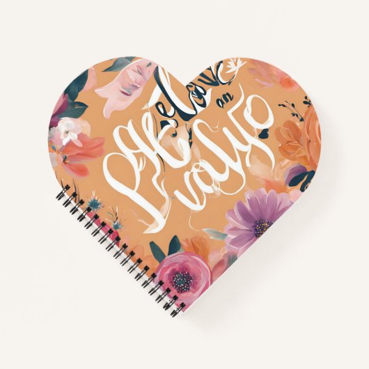 Inspiriert bleibe - Motivierend und aufwerbende De Notizblock (Vorderseite)