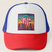 Inspiriert bleibe - Motivierend und aufwerbende De Truckerkappe (Vorderseite)