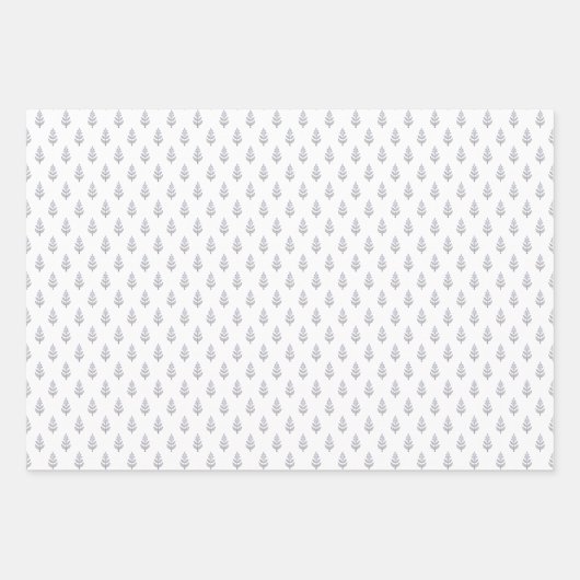 Inspiriert Blockdruck Geschenkpapier Set (Vorderseite 3)