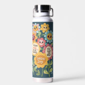 Inspiriert Blooms: Motivierend Garten Trinkflasche (Rückseite)