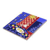 Inspiriert Blue Night Still Life Weinlemonen Fliese (Seite)