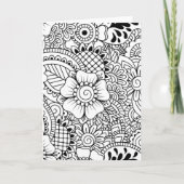 Inspiriert Blume Karte (Vorderseite)