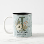Inspiriert Boho Chic Floral Erste Tasse für Isabel (Links)