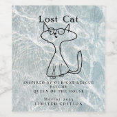 Inspiriert Cat Rescue, eigene Weinetiketten aus Ma Weinetikett (Einzelnes Label)