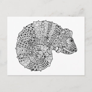 Inspiriert Chameleon 2 Postkarte