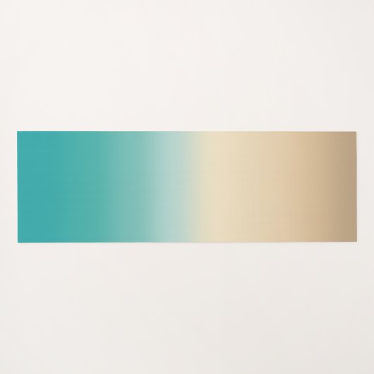 Inspiriert Design mit Monogramm und Name Yogamatte (Rückseite (Horizontal))