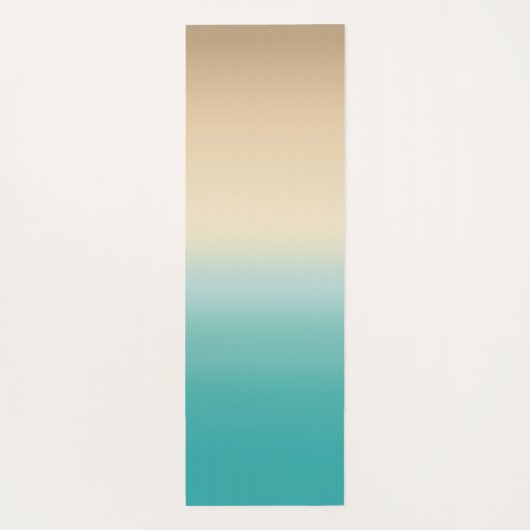 Inspiriert Design mit Monogramm und Name Yogamatte (Rückseite)