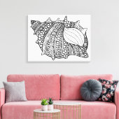 Inspiriert Doodle 6 Leinwanddruck (Insitu (Wohnzimmer))