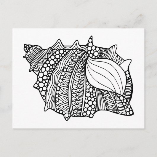 Inspiriert Doodle Postkarte (Vorderseite)