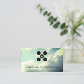 Inspiriert Drohnendienste Visitenkarte (Stehend Vorderseite)