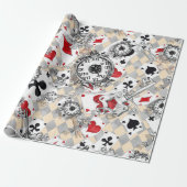 Inspiriert durch Alice im Wunderland Geschenkpapier (Ungerollt)