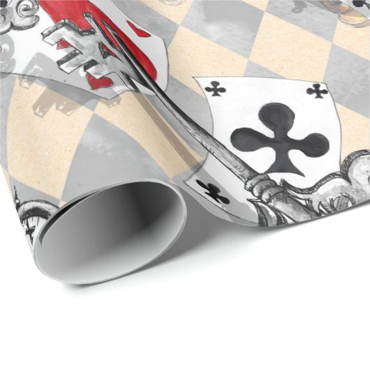 Inspiriert durch Alice im Wunderland Geschenkpapier (Rolleneckpunkt)