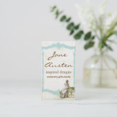 Inspiriert durch einzigartige Geschäfts-Karten Visitenkarte (Stehend Vorderseite)