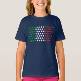 Inspiriert durch italienische Flagge. T-Shirt
