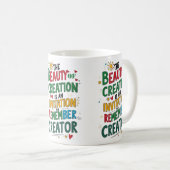 Inspiriert durch Kreation - Glaubensbasiertes Zita Kaffeetasse (VorderseiteRechts)