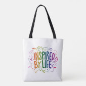 Inspiriert durch Leben - Schulterkrankung Tasche (Rückseite)