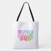 Inspiriert durch Leben - Schulterkrankung Tasche (Rückseite)