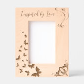 Inspiriert durch Liebe Butterfly Geätzte Rahmen (Vorderseite)