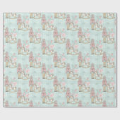 Inspiriert durch Nutcracker Weihnachtswrapping Pap Geschenkpapier (Flach)