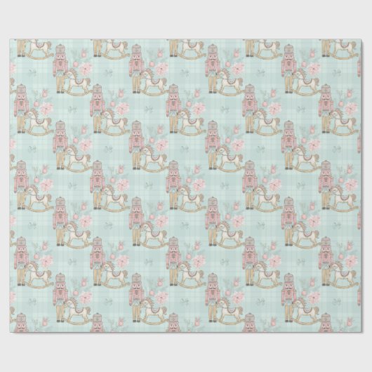 Inspiriert durch Nutcracker Weihnachtswrapping Pap Geschenkpapier (Flach)