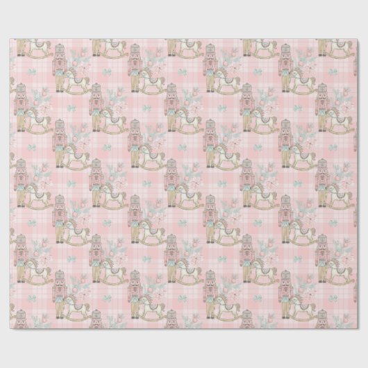Inspiriert durch Nutcracker Weihnachtswrapping Pap Geschenkpapier (Flach)