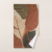Inspiriert Ebenen | Moderne Leaf-Malerei Badhandtuch Set (Handtuch)