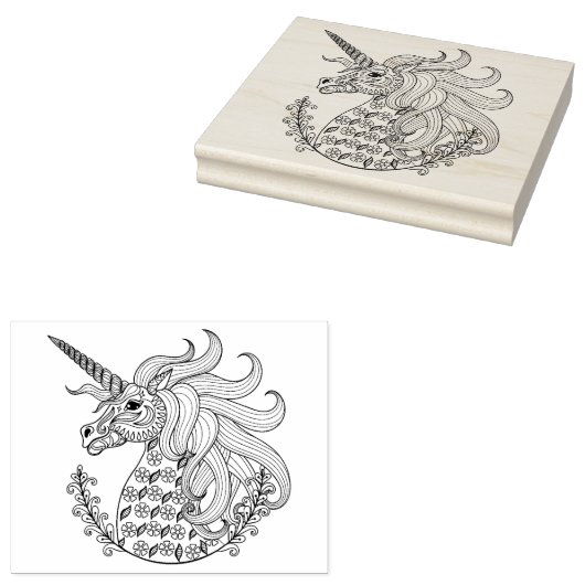 Inspiriert Einhorn Gummistempel (Stempel)