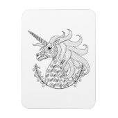 Inspiriert Einhorn Magnet (Vertikal)