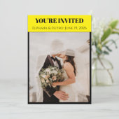 Inspiriert Einladung zum Hochzeitsfeiern (Stehend Vorderseite)