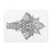 Inspiriert Elefant Magnet (Horizontal)